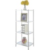 image:imageConvenience Concepts Royal Crest 4 Tier Tower Chrome  Glass