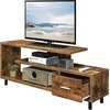 image:imageConvenience Concepts Seal II TV Stand 2375  3Tier Entertainment Center for TVs up to 65 Inches Modern 1 Drawer TV Mount with Shelves for Living Room CherryBarnwood