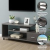 image:imageConvenience Concepts Seal II TV Stand 2375  3Tier Entertainment Center for TVs up to 65 Inches Modern 1 Drawer TV Mount with Shelves for Living Room CherryWeathered Gray