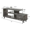 image:imageConvenience Concepts Seal II TV Stand 2375  3Tier Entertainment Center for TVs up to 65 Inches Modern 1 Drawer TV Mount with Shelves for Living Room CherryEspresso