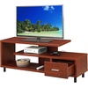 image:imageConvenience Concepts Seal II TV Stand 2375  3Tier Entertainment Center for TVs up to 65 Inches Modern 1 Drawer TV Mount with Shelves for Living Room CherryCherry