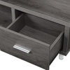 image:imageConvenience Concepts Seal II TV Stand 2375  3Tier Entertainment Center for TVs up to 65 Inches Modern 1 Drawer TV Mount with Shelves for Living Room CherryWeathered Gray