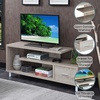 image:imageConvenience Concepts Seal II TV Stand 2375  3Tier Entertainment Center for TVs up to 65 Inches Modern 1 Drawer TV Mount with Shelves for Living Room CherryIce White