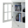 image:imageConvenience Concepts Tahoe Highboy TV Stand EspressoWhite
