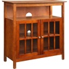 image:imageConvenience Concepts Big Sur Highboy TV Stand 36  Modern Entertainment Center For TVs up to 40 Storage Cabinet for Dining Living Room amp Entryway Console Hall Table with Shelves Weathered GrayCherry