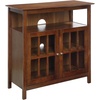 image:imageConvenience Concepts Big Sur Highboy TV Stand 36  Modern Entertainment Center For TVs up to 40 Storage Cabinet for Dining Living Room amp Entryway Console Hall Table with Shelves Weathered GrayDark Walnut