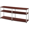 image:imageConvenience Concepts Designs2Go 3 Tier 60 TV Stand Light OakCherry