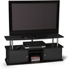 image:imageConvenience Concepts Designs2Go 50 inch TV Stand with 3 Storage Cabinets and Shelf Black
