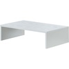 image:imageConvenience Concepts Designs2Go Small TV Riser 2375 for TVs up to 26  Contemporary TV or Computer Riser for Living Room Modern Office Den WhiteWhite