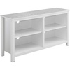 image:imageConvenience Concepts Montana Highboy TV Stand 58  Four Tier Entertainment Center for TVs up to 65 Inches Modern TV Mount with Shelves for Living Room Family Room WhiteWhite