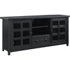image:imageConvenience Concepts Newport Park Lane 1 Drawer TV Stand with Storage Cabinets and Shelves for TVs up to 65 Inches WhiteBlack