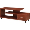 image:imageConvenience Concepts Seal II TV Stand 2375  3Tier Entertainment Center for TVs up to 65 Inches Modern 1 Drawer TV Mount with Shelves for Living Room CherryCherry