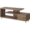 image:imageConvenience Concepts Seal II TV Stand 2375  3Tier Entertainment Center for TVs up to 65 Inches Modern 1 Drawer TV Mount with Shelves for Living Room CherryCappuccino