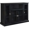 image:imageSummit Highboy TV Stand with Storage Cabinets and Shelves  BlackBlack