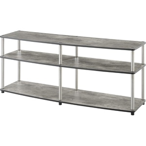 image:imageConvenience Concepts Designs2Go 3 Tier 60 TV Stand Light OakFaux Birch