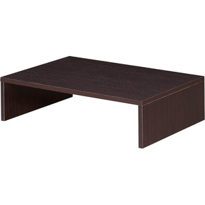 image:imageConvenience Concepts Designs2Go Small TV Riser 2375 for TVs up to 26  Contemporary TV or Computer Riser for Living Room Modern Office Den WhiteEspresso