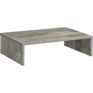 image:imageConvenience Concepts Designs2Go Small TV Riser 2375 for TVs up to 26  Contemporary TV or Computer Riser for Living Room Modern Office Den WhiteFaux Birch