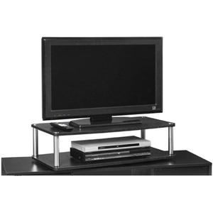 image:imageConvenience Concepts Designs2Go XL 37 inch Double Tier Swivel Riser BlackBlack