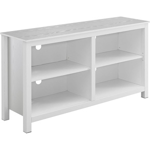 image:imageConvenience Concepts Montana Highboy TV Stand 58  Four Tier Entertainment Center for TVs up to 65 Inches Modern TV Mount with Shelves for Living Room Family Room WhiteWhite