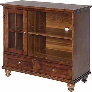 image:imageConvenience Concepts Tahoe Highboy TV Stand EspressoDark Walnut