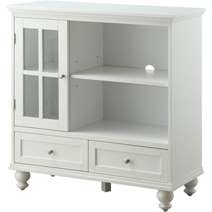 image:imageConvenience Concepts Tahoe Highboy TV Stand EspressoWhite