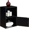 image:imageConvenience Concepts 151186W XTra Storage 1Door Cabinet WhiteBlack