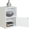 image:imageConvenience Concepts 151186W XTra Storage 1Door Cabinet WhiteWhite