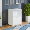 image:imageConvenience Concepts 151186W XTra Storage 1Door Cabinet WhiteWhite