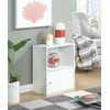 image:imageConvenience Concepts 151186W XTra Storage 1Door Cabinet WhiteWhite