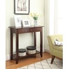 image:imageConvenience Concepts American Heritage 1 Drawer Hall Table with Shelf EspressoEspresso
