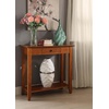 image:imageConvenience Concepts American Heritage Hall Table with Drawer and Shelf GrayCherry