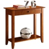 image:imageConvenience Concepts American Heritage Hall Table with Drawer and Shelf GrayCherry