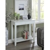 image:imageConvenience Concepts American Heritage Hall Table with Drawer and Shelf GrayWhite