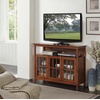 image:imageConvenience Concepts Big Sur Deluxe TV Stand with Storage Cabinets and Shelf for TVs up to 55 Inches WhiteDark Walnut
