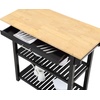 image:imageConvenience Concepts Designs2Go 3 Tier Butcher Block Kitchen Prep Island 40  3 Tier Modern Cooking Cart with Drawer Food Serving Station for Kitchen Dining Room Dark Green SageBlack