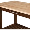 image:imageConvenience Concepts Designs2Go 3 Tier Butcher Block Kitchen Prep Island 40  3 Tier Modern Cooking Cart with Drawer Food Serving Station for Kitchen Dining Room Dark Green SageEspressoButcher Block