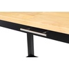 image:imageConvenience Concepts Designs2Go 3 Tier Butcher Block Kitchen Prep Island 40  3 Tier Modern Cooking Cart with Drawer Food Serving Station for Kitchen Dining Room Dark Green SageBlack