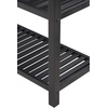 image:imageConvenience Concepts Designs2Go 3 Tier Butcher Block Kitchen Prep Island 40  3 Tier Modern Cooking Cart with Drawer Food Serving Station for Kitchen Dining Room Dark Green SageBlack