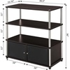 image:imageConvenience Concepts Designs2Go Highboy TV Stand with Storage Cabinets and Shelves for TVs up to 40 Inches CherryEspresso