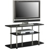 image:imageConvenience Concepts Designs2Go No Tools 46 inch 3 Tier Wide TV Stand BlackBlack