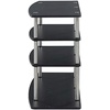 image:imageConvenience Concepts Designs2Go No Tools Wide Highboy 4 Tier TV Stand for TVs up to 46 Inches BlackBlack