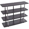 image:imageConvenience Concepts Designs2Go No Tools XL Highboy 4Tier TV Stand 4725  Entertainment Center for TVs up to 55 Inches Modern TV Console with Shelves for Living Room Family Room Light OakBlack
