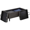 image:imageConvenience Concepts Designs4Comfort Magnolia Storage Ottoman with Reversible Trays Black Faux LeatherEspresso Faux Leather