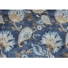 image:imageConvenience Concepts Designs4Comfort Winslow Storage Ottoman Bench 32  Transitional Upholstered Footstool amp Seat for Living Room Entryway Hallway amp Bedroom Butterfly FabricIndigo Flora Fabric
