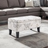image:imageConvenience Concepts Designs4Comfort Winslow Storage Ottoman Bench 32  Transitional Upholstered Footstool amp Seat for Living Room Entryway Hallway amp Bedroom Butterfly FabricButterfly Fabric