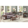 image:imageConvenience Concepts French Country HalfRound Entryway Table with Shelf WhiteBlack