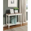 image:imageConvenience Concepts French Country Hall Table 315  Traditional Farmhouse Sofa Table with Storage Drawer and Shelf Narrow Entryway Hall Table for Living Room DriftwoodWhiteDriftwoodWhite