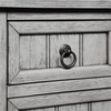 image:imageConvenience Concepts Kendra Entryway Hall Table 2375  3 Storage Drawers Traditional Console with Shelf for Decor Office amp Hallway Organizer No Tools Assembly Solid Wood Legs BlackWirebrush Light Gray