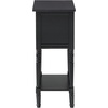 image:imageConvenience Concepts Kendra Entryway Hall Table 2375  3 Storage Drawers Traditional Console with Shelf for Decor Office amp Hallway Organizer No Tools Assembly Solid Wood Legs BlackBlack