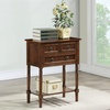 image:imageConvenience Concepts Kendra Entryway Hall Table 2375  3 Storage Drawers Traditional Console with Shelf for Decor Office amp Hallway Organizer No Tools Assembly Solid Wood Legs BlackEspresso